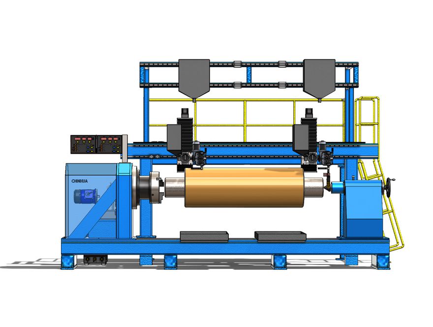 Steel Rolling Mill Roller Hardfacing Cladding Machine